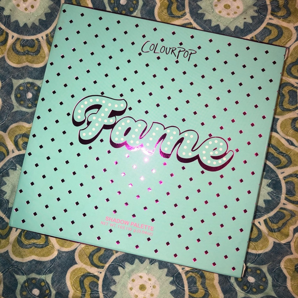 NWT Colourpop Eyeshadow Palette FAME